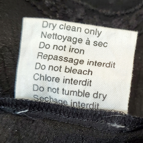 Lecoanet Hemant Paris 100% Silk Black Swirl Embroidered Crop Evening Jacket 44 M - Picture 11 of 13